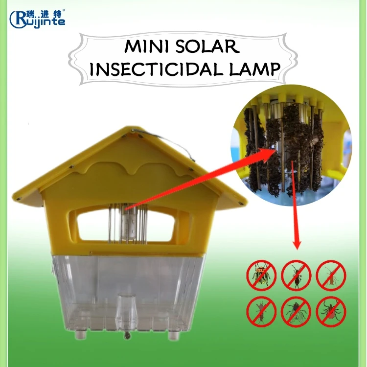 Mini Electric Shock Solar Insect Light Trap